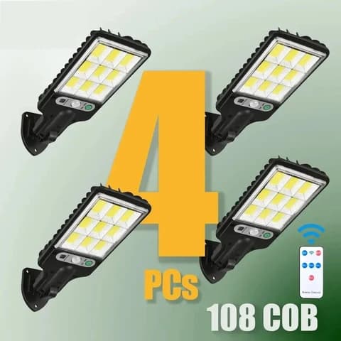 1~4Pcs Solar Lights With Motion Sensor